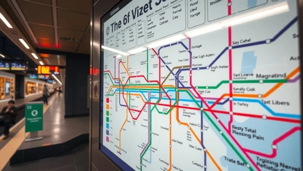 SL pendeltåg karta för hela Stockholm