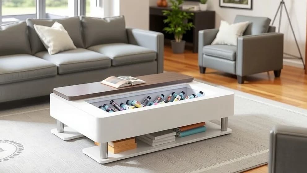 Vad är en soffbord med kyl och hur fungerar den