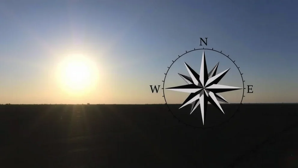 Vilket väderstreck går solen upp